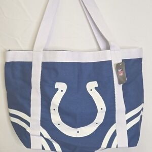 NFL Indianapolis Colts Canvas Tote Bag, ProFANity by LittleArth, 73015-COLT NEW